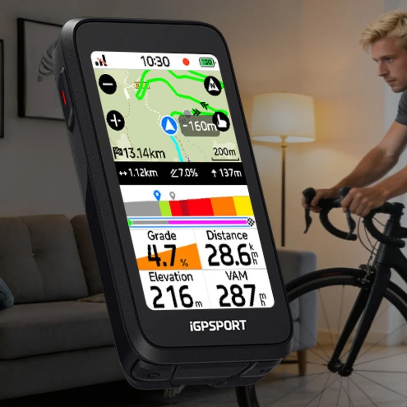 Navigateur vélo GPS ultraléger IGPSPORT BiNavi Air