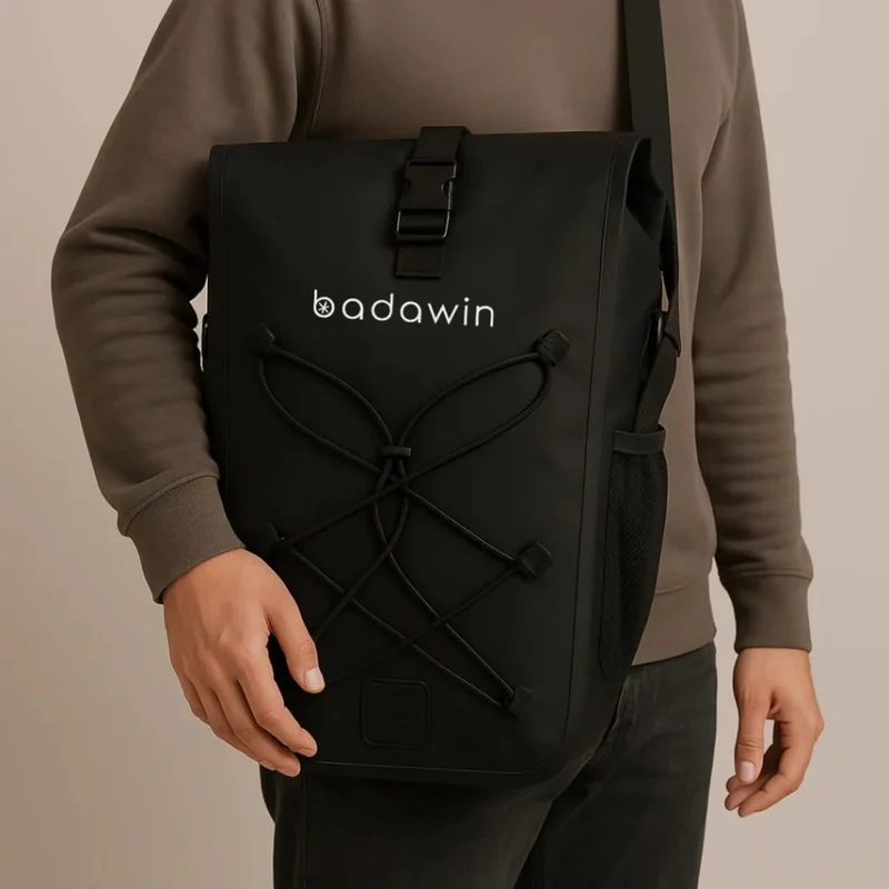 Sacoche porte-bagages vélo Badawin Hind 25L convertible en bandoulière