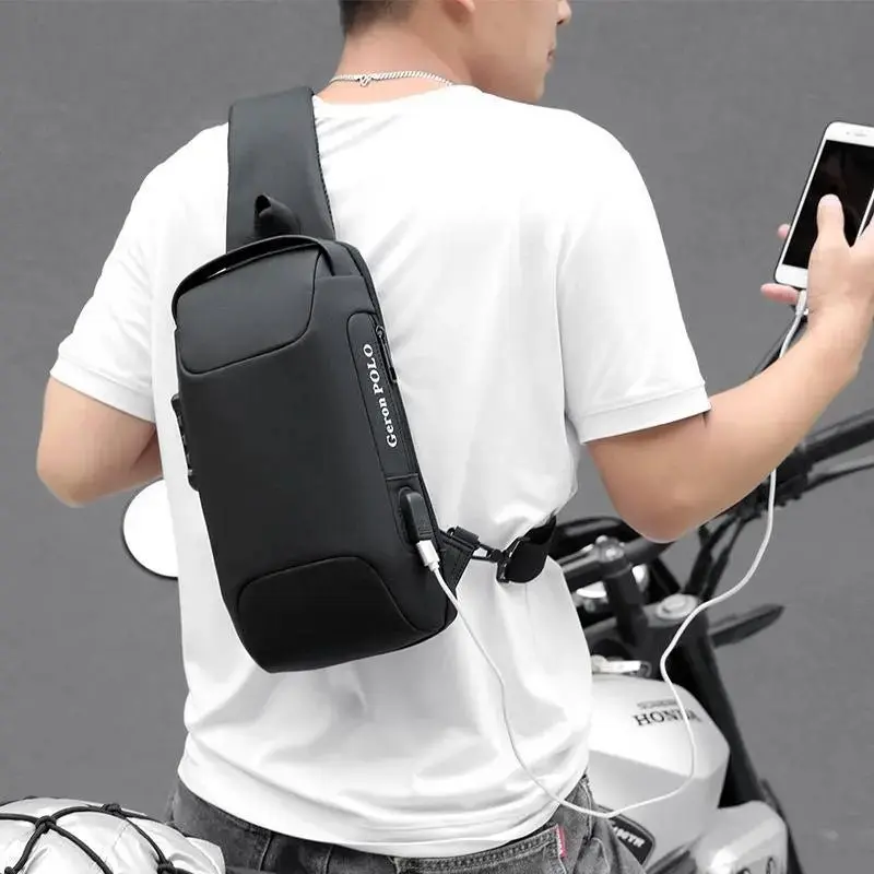 Sac moto à bandoulière antivol Lockmun™