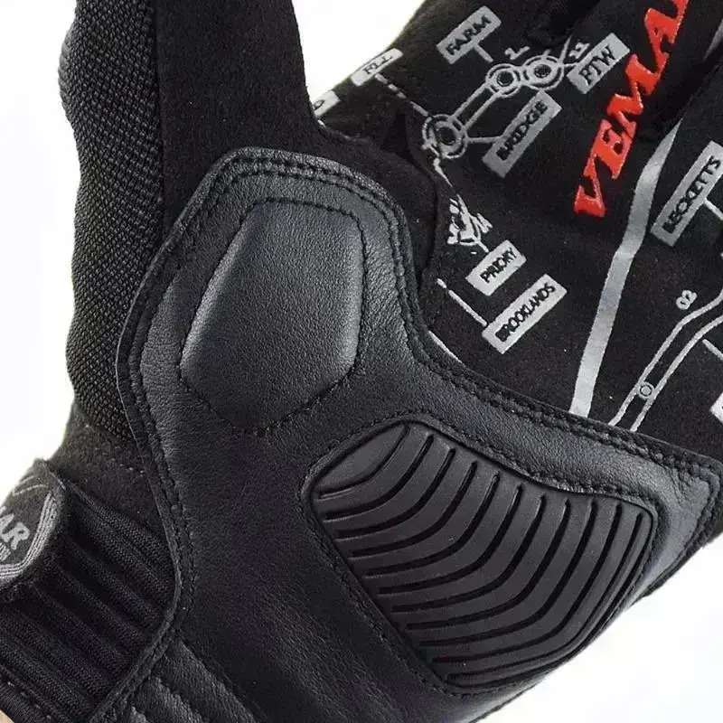 Gants moto été Antichoc tactile | SkullGrind™