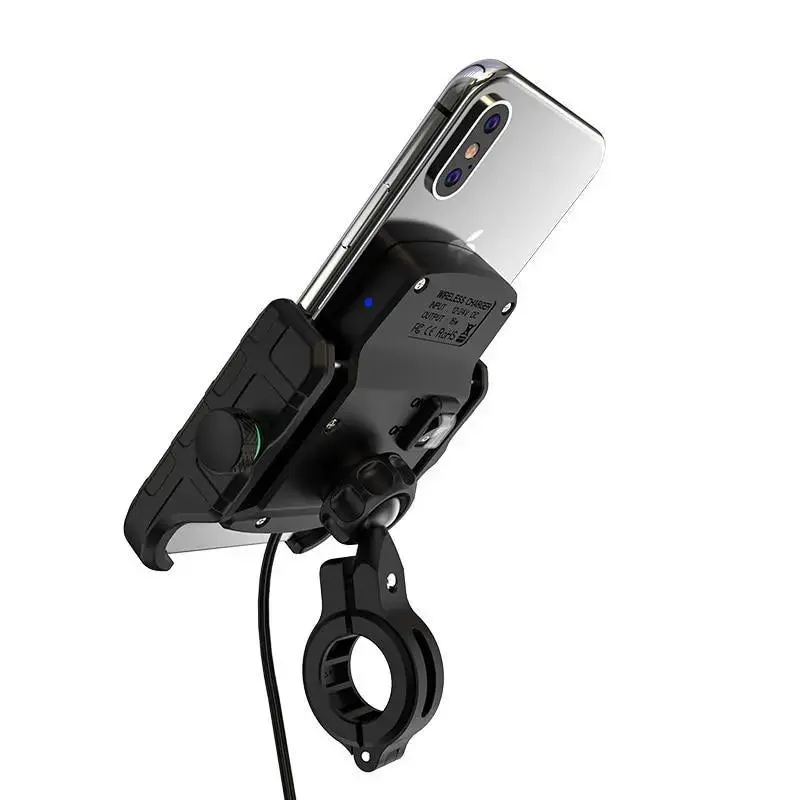 Support téléphone moto induction