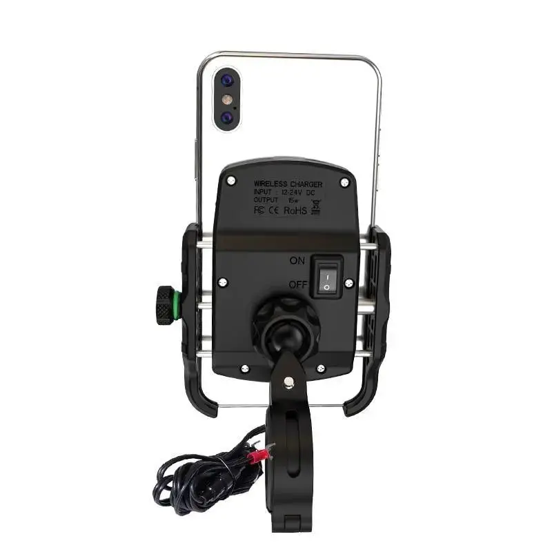 Support téléphone moto induction