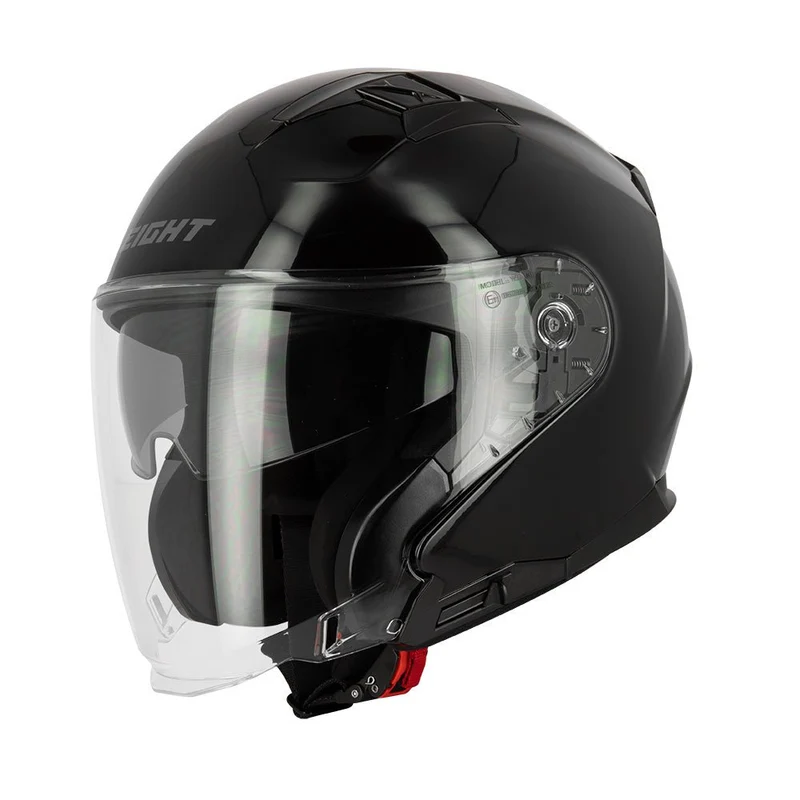 Casque moto jet S771 BLAKE - NOIR Brilanc | SOLDES