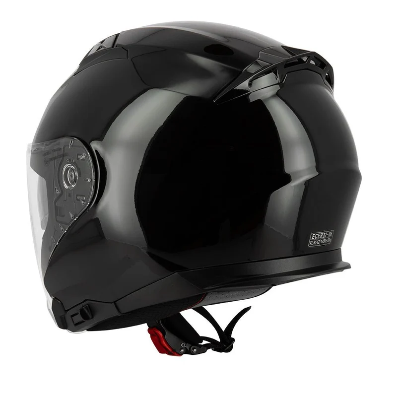 Casque moto jet S771 BLAKE - NOIR Brilanc | SOLDES