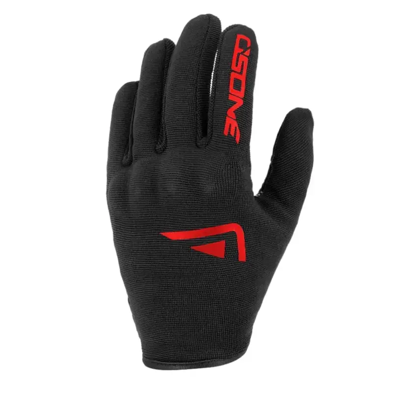 Gants moto été Noir/Rouge - Homologué CE 1kp