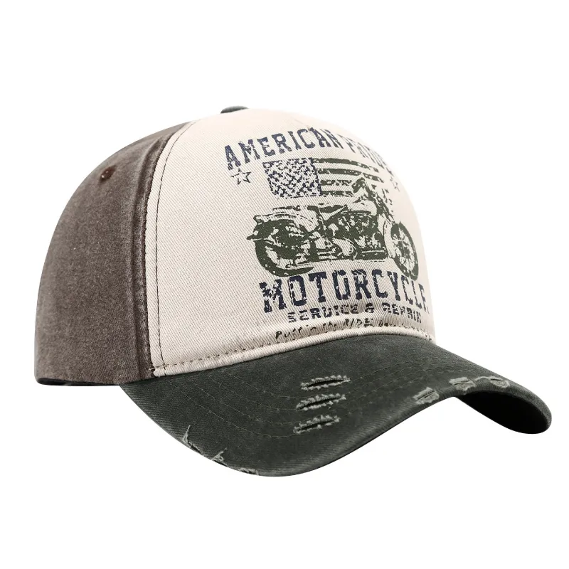 Casquette biker vintage - American Motorcycle