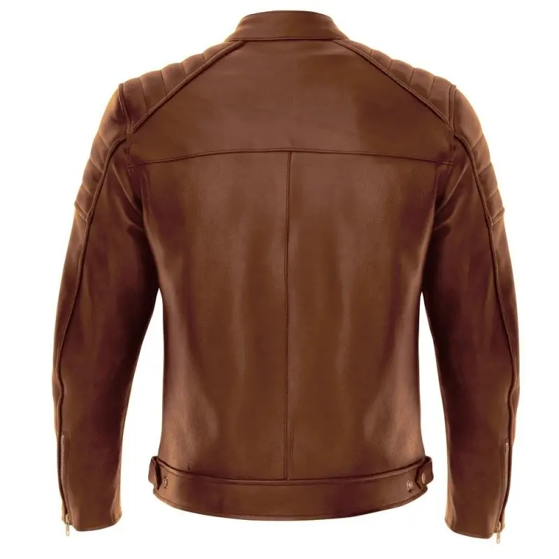 Blouson moto Cuir homme -Gt Trophy Cognac | SOLDES