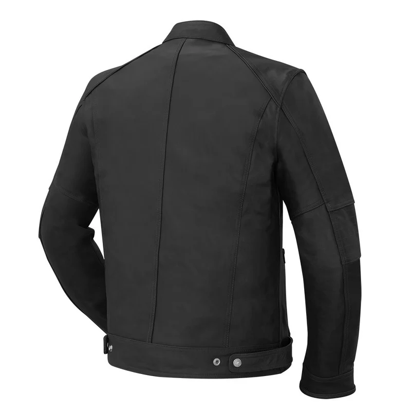 Blouson Cuir moto VINTAGE -Noir