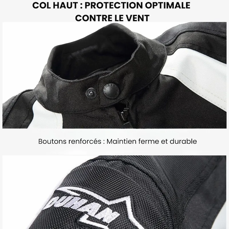 Blouson moto hiver-été toute saison