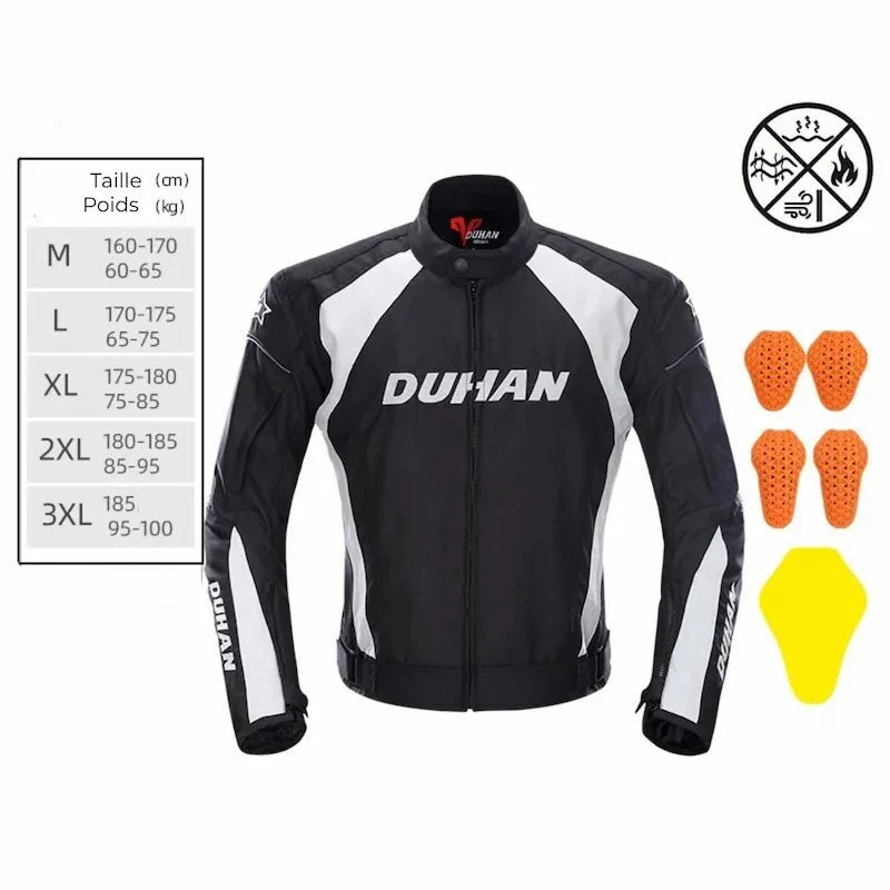 Blouson moto hiver-été toute saison