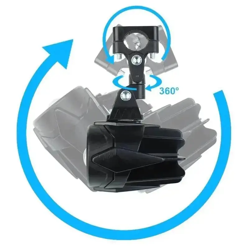 Feux additionnels LED moto multidirectionnel