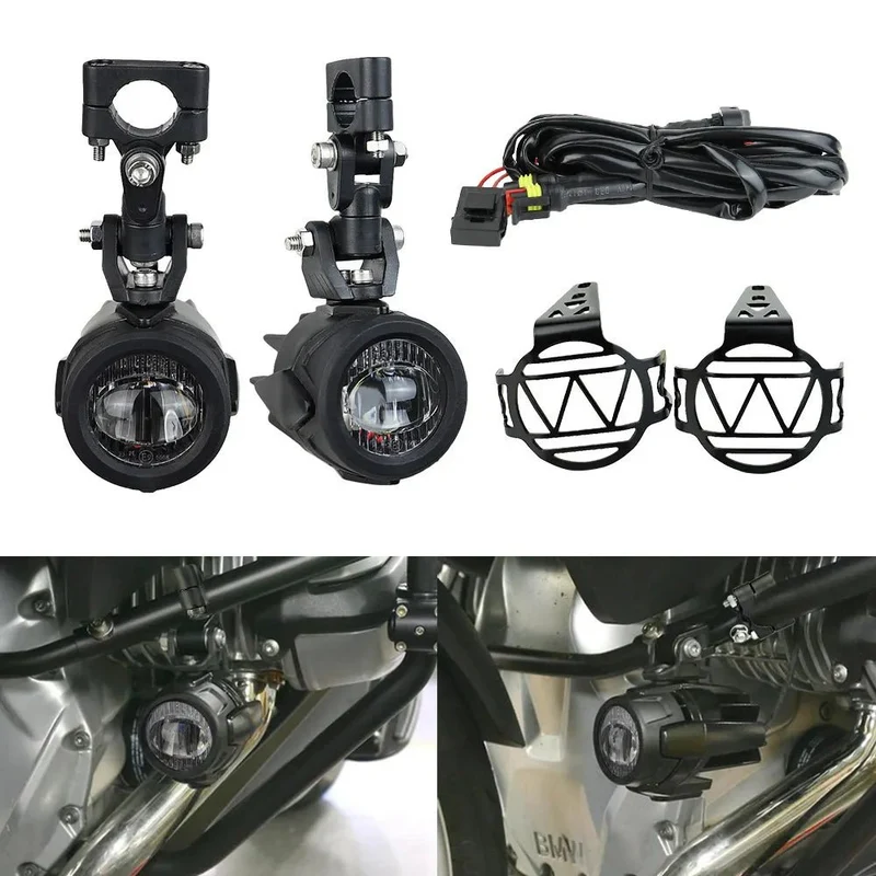 Feux additionnels LED moto multidirectionnel