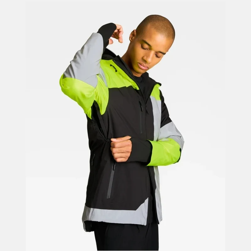 Veste vélo hiver réfléchissante et réversible Urban Circus Repop