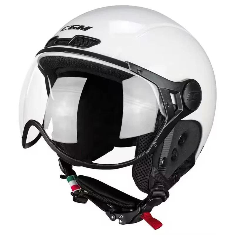 Casque vélo électrique à visière type Jet CGM Ebi Mono