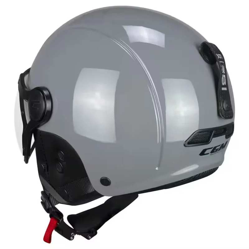 Casque vélo électrique à visière type Jet CGM Ebi Mono