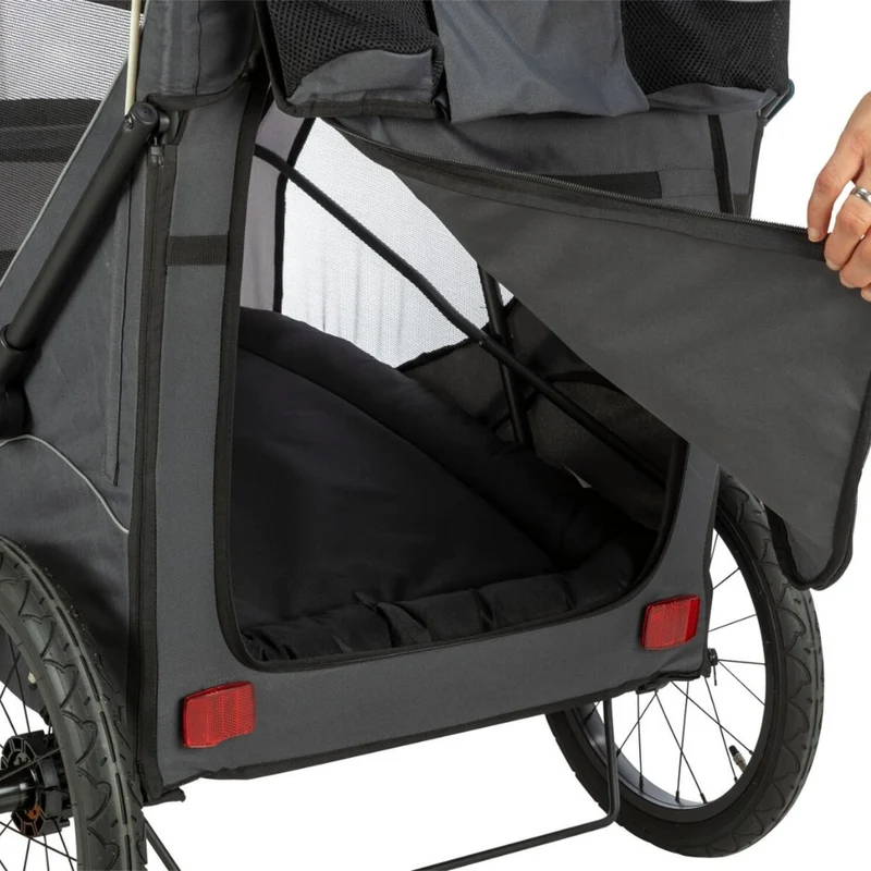 Remorque vélo pour chien Trixie pliable jusqu’à 22 kg