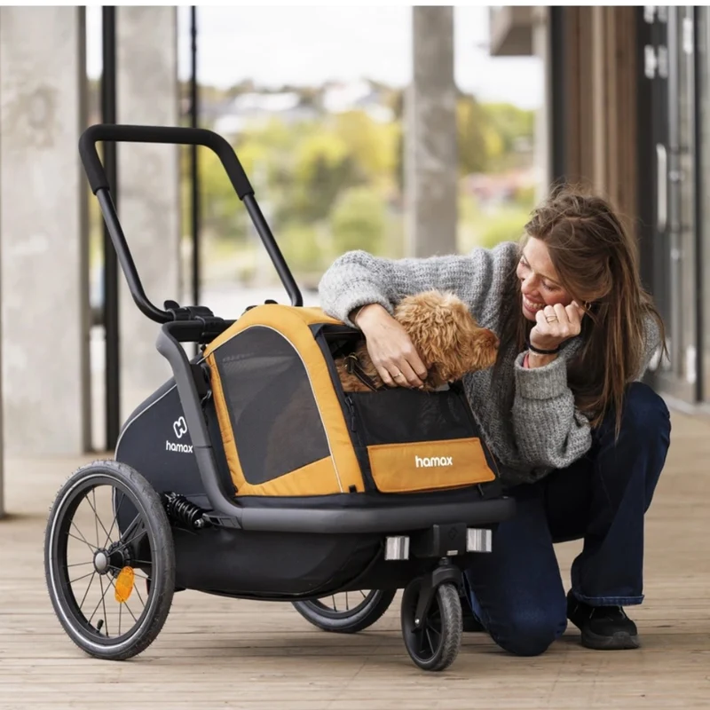 Kit poussette pour remorque vélo chien Hamax MILOU