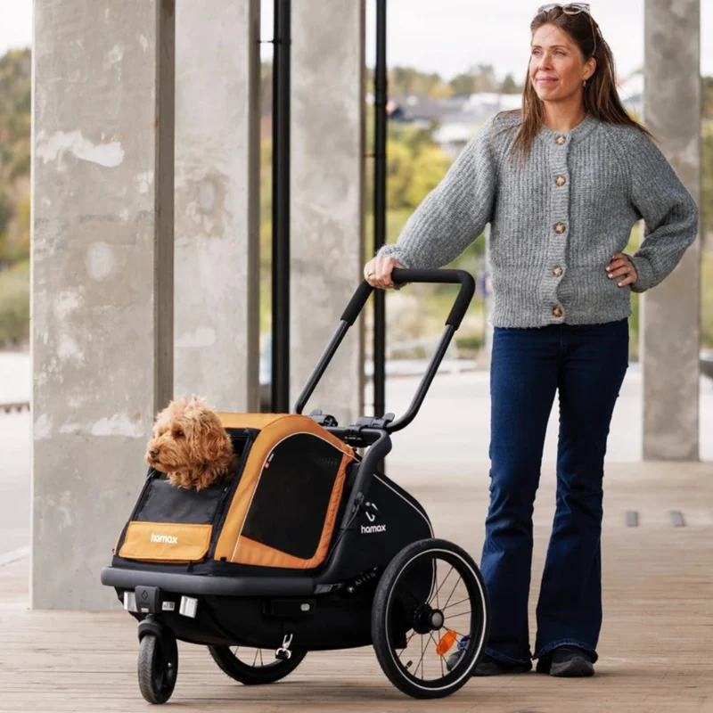 Kit poussette pour remorque vélo chien Hamax MILOU