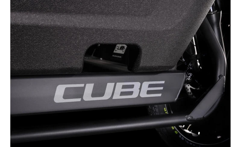 Vélo Cargo électrique - CUBE HYBRID SPORT 500 NOIR