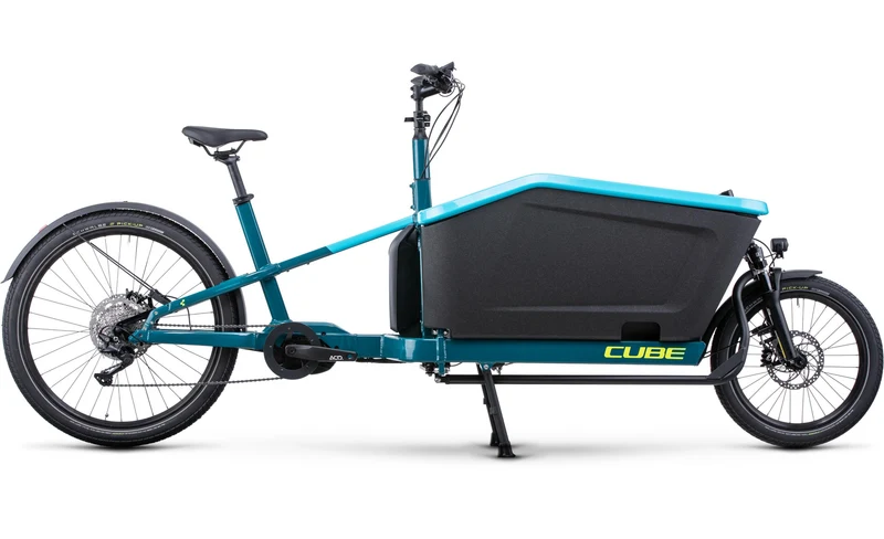 Vélo Cargo électrique - CUBE HYBRID SPORT 500 BLEU