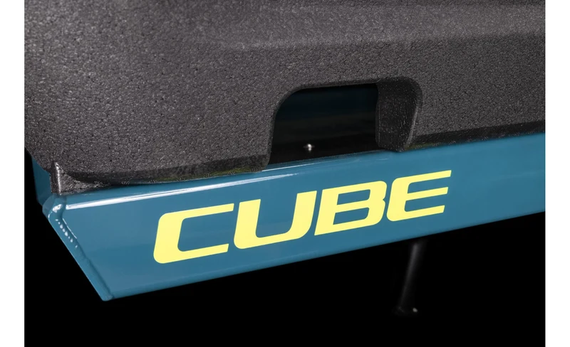 Vélo Cargo électrique - CUBE HYBRID SPORT 500 BLEU