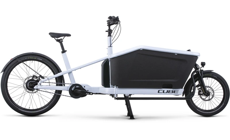 Vélo Cargo électrique - CUBE HYBRID SPORT 500 BLANC