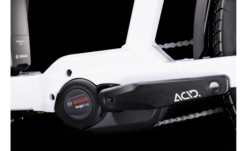 Vélo Cargo électrique - CUBE HYBRID SPORT 500 BLANC