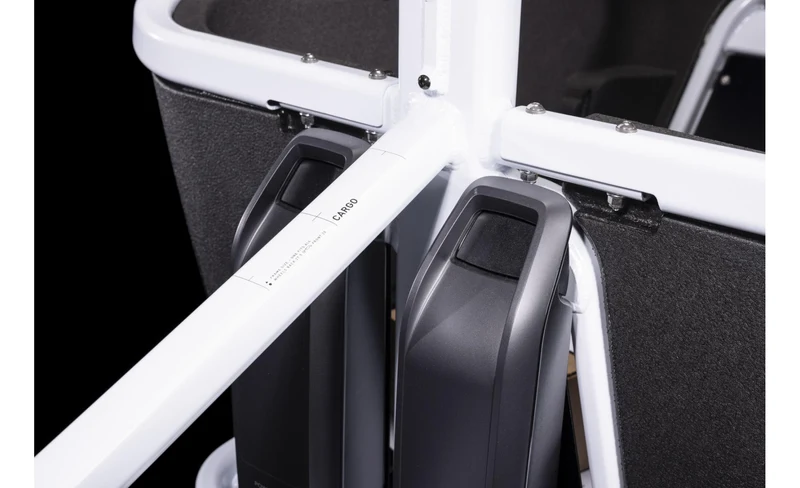 Vélo Cargo électrique - CUBE HYBRID SPORT 500 BLANC