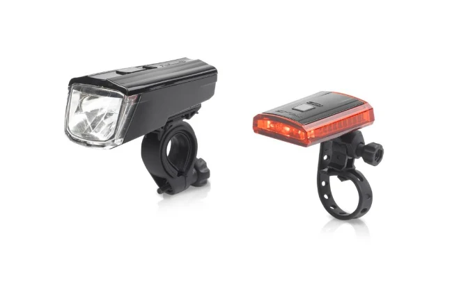 Set Duo Éclairage LED XLC CL-S16 - Kit Avant Arrière Vélo Rechargeable