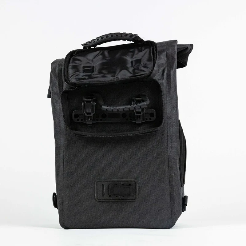 Sac à dos vélo réfléchissant convertible en sacoche Badawin Nyx 28 L