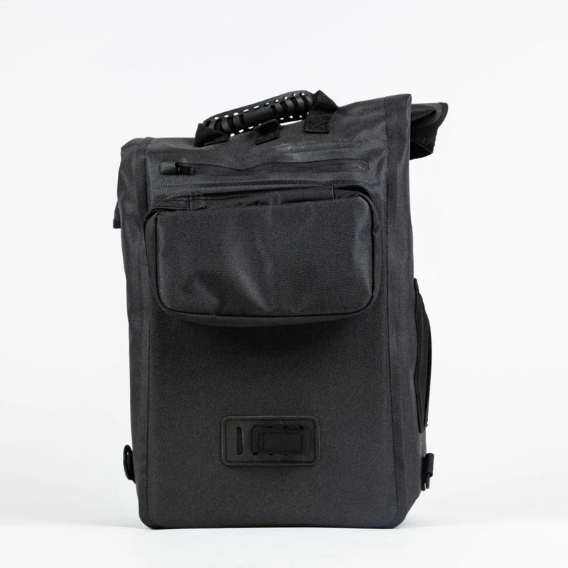 Sac à dos vélo réfléchissant convertible en sacoche Badawin Nyx 28 L
