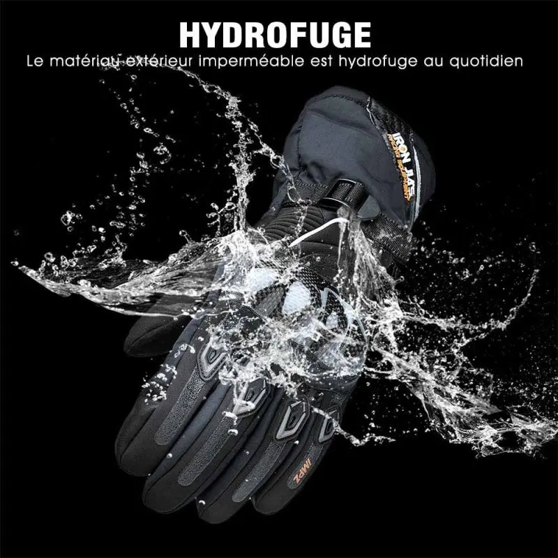 Gants de moto hiver imperméables