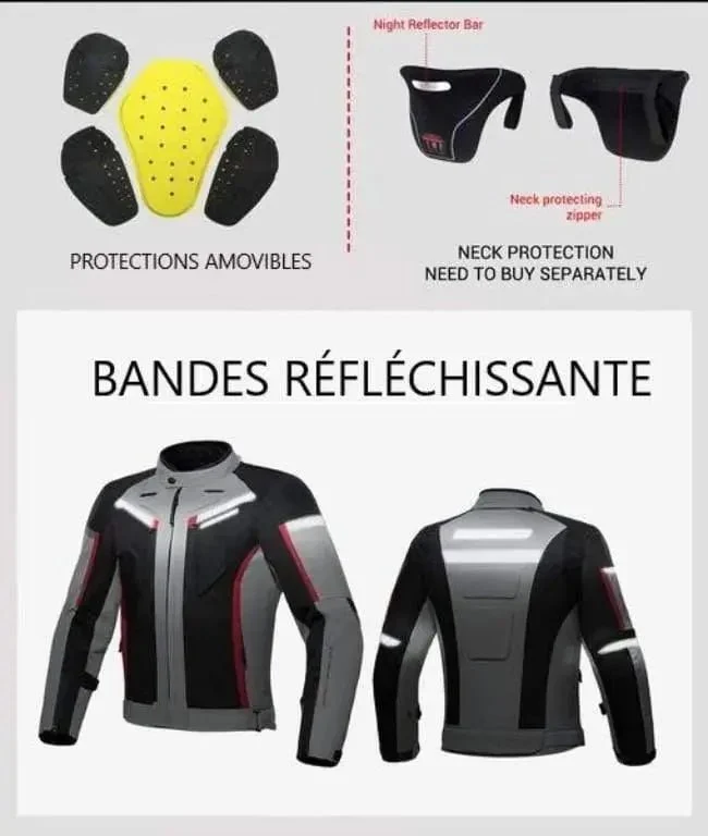 Blouson de protection pour motard