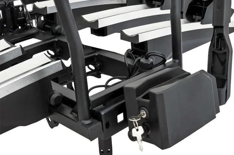 PORTE-VÉLOS PLIANT PREMIUM SUR ATTELAGE - 3 VÉLOS