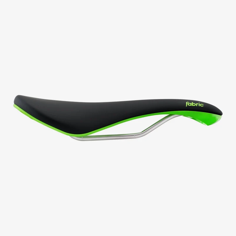 Selle SCOOP Elite Radius black green - FABRIC