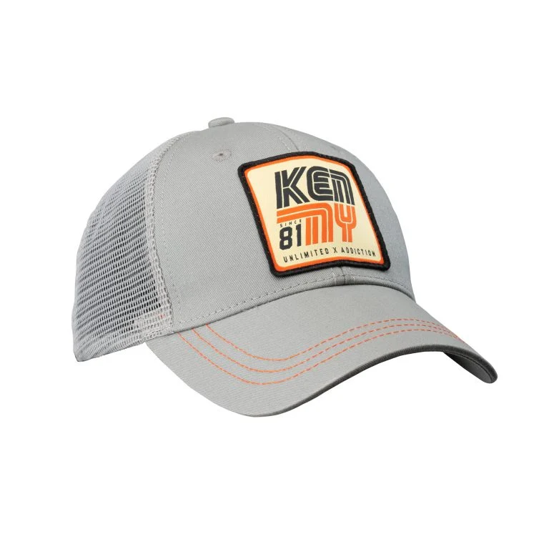Casquette Racing Kenny Grise - Style Rider VTT