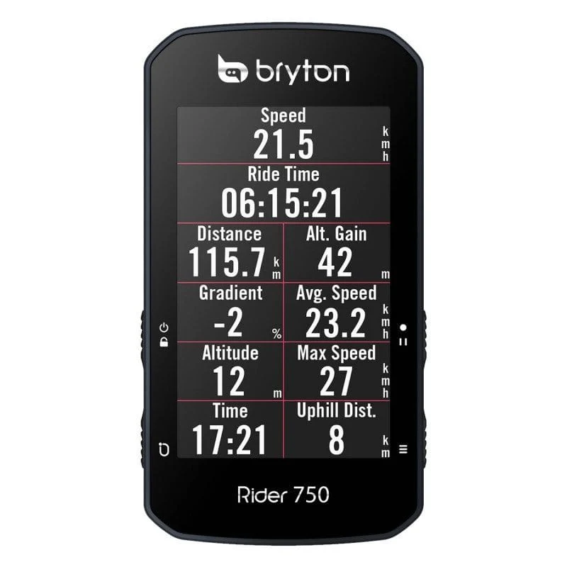 Compteur vélo GPS RIDER 750E (SANS CAPTEUR) - BRYTON