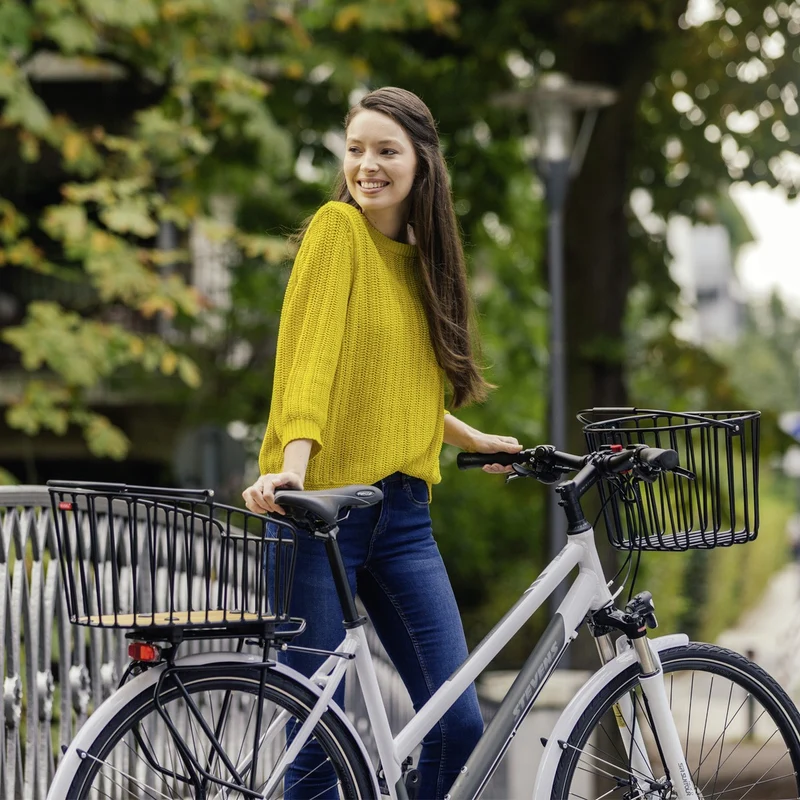 Panier porte-bagages arrière vélo Aluminio GT KLICKfix 21L
