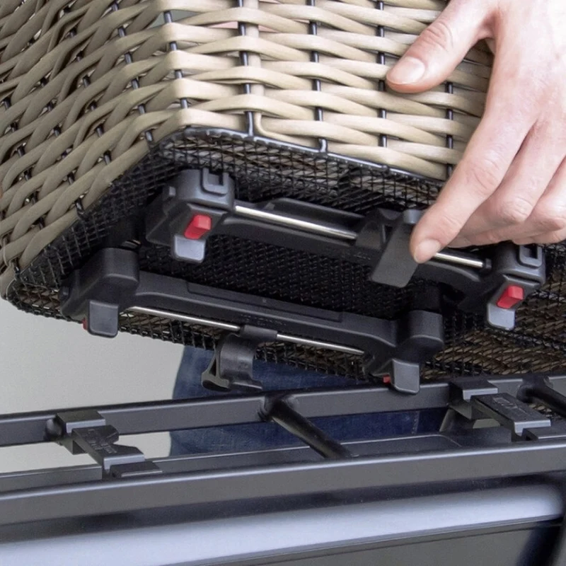 Panier porte-bagages arrière vélo Aluminio GT KLICKfix 21L