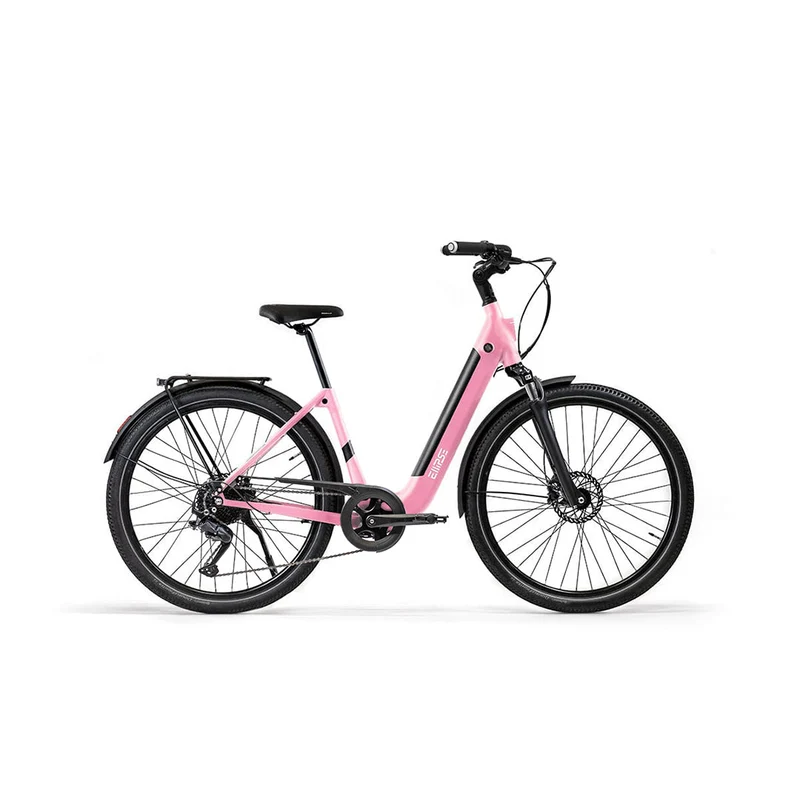 Vélo électrique avec clignotants intégrés Ellipse E2ST Chaîne Fourche Suspendue
