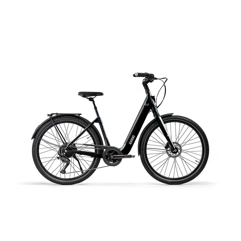 Vélo électrique avec clignotants intégrés Ellipse E2ST Chaîne Fourche Rigide