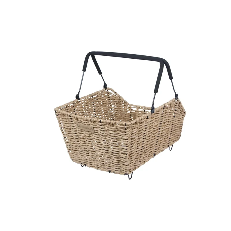 Panier vélo arrière look Rotin Basil Cento amovible