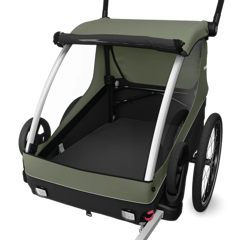 Remorque enfant Thule Courier 2 places, poussette et cargo FlipFlat