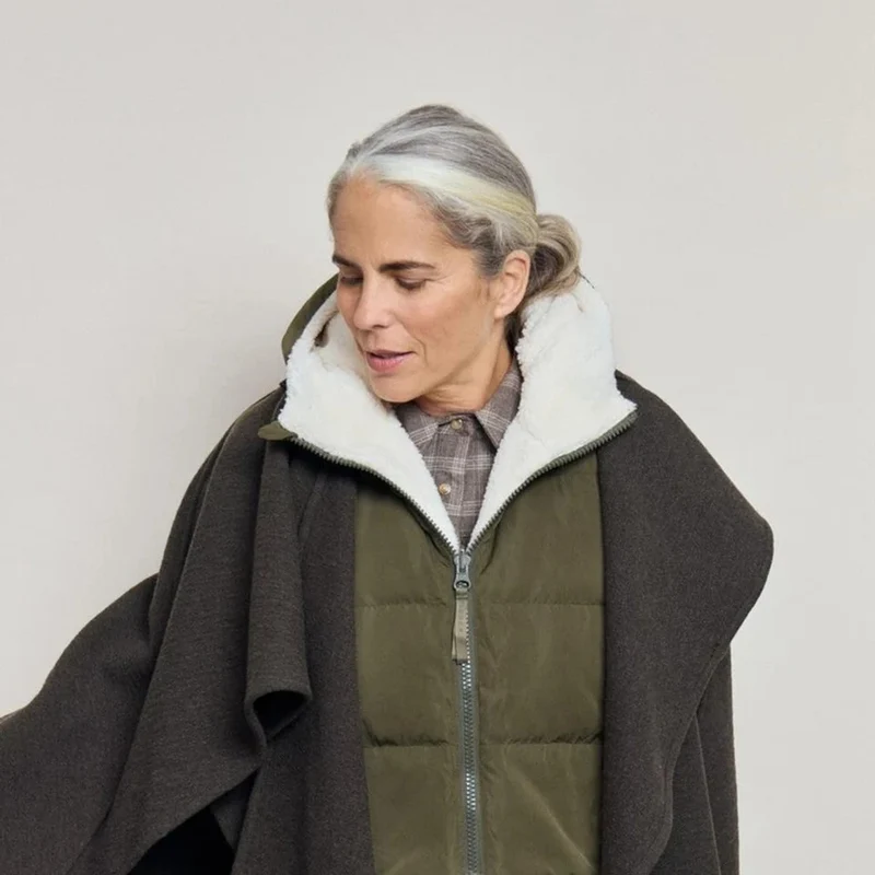 Capuche doudoune Fudoon réversible à enfiler