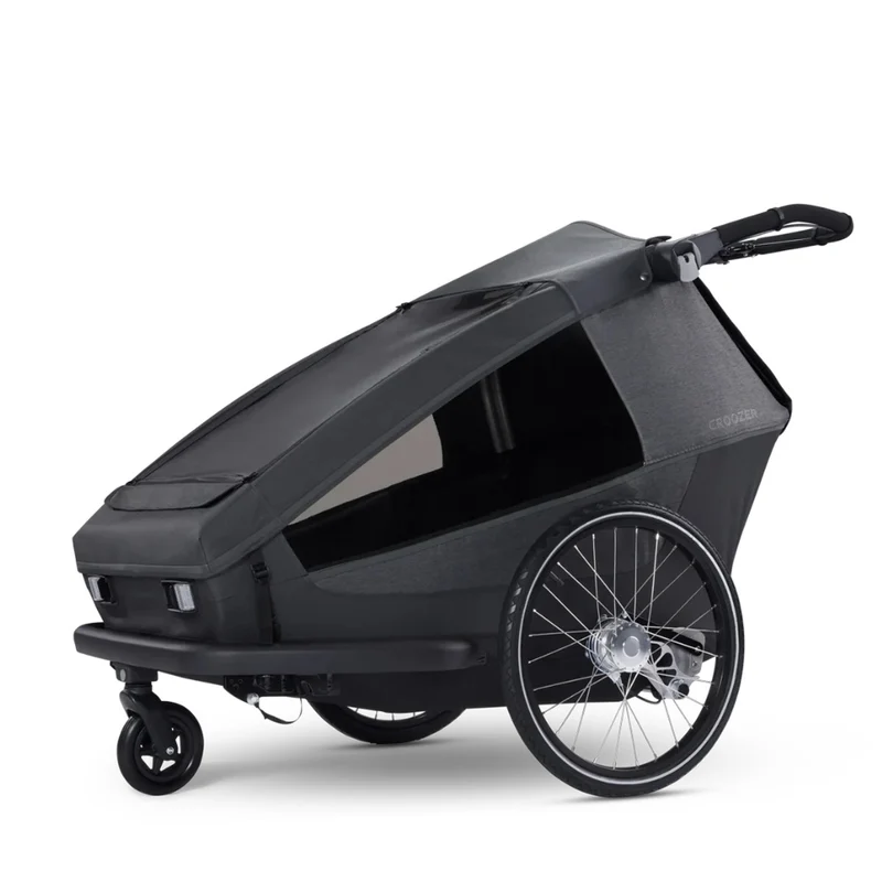 Remorque vélo modulaire Yuuna Croozer 3-en-1 : Enfant, Chien et Cargo