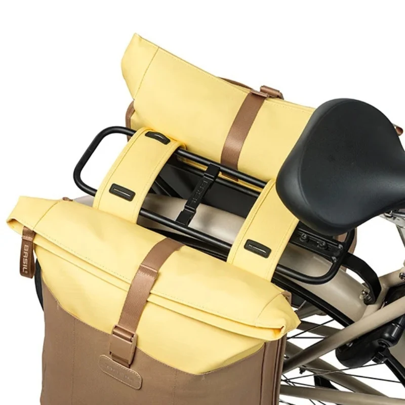 Sacoche vélo double étanche Basil Vive pour porte-bagages