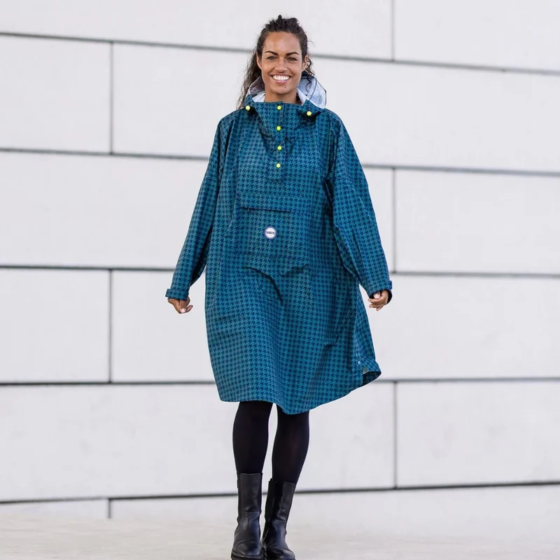 Poncho de pluie vélo recyclé Le Temps des Grenouilles