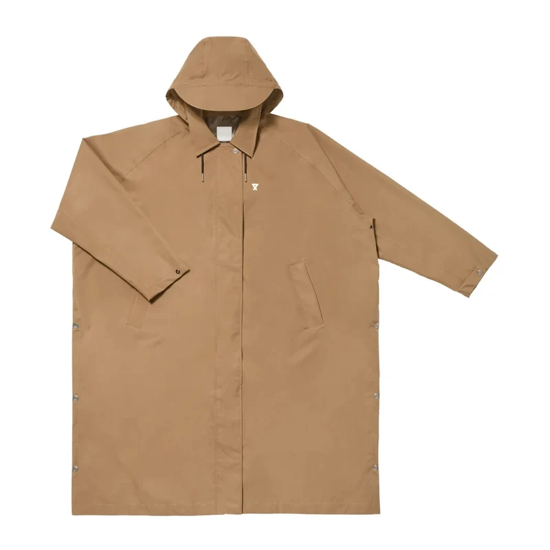 Trench-coat imperméable Fudoon unisexe respirant à taille réglable