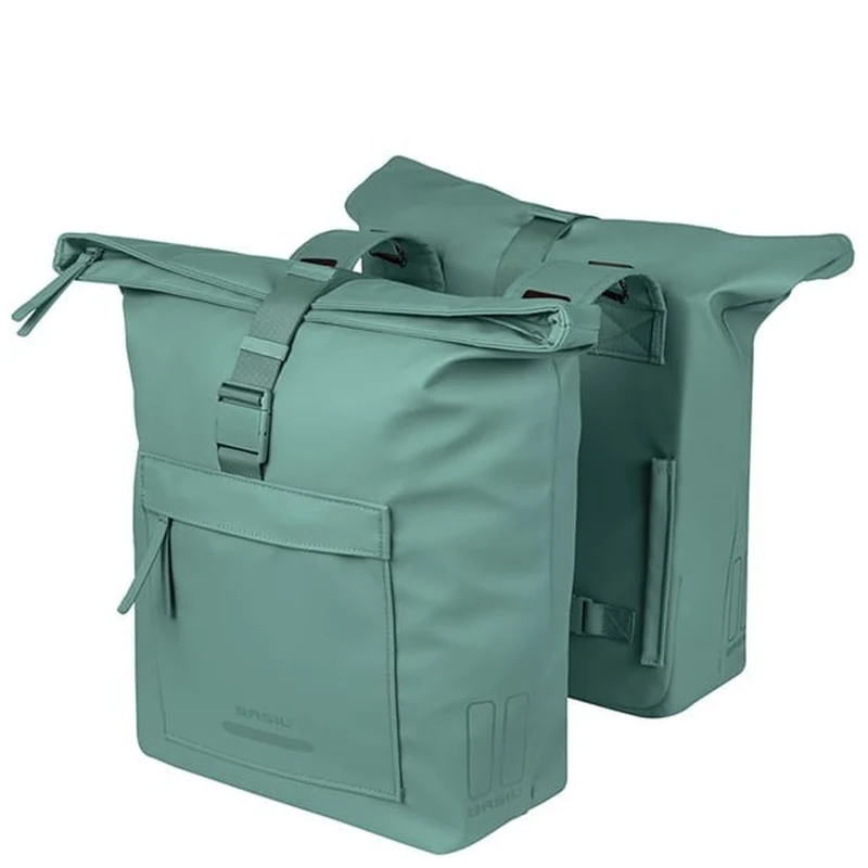 Sacoches vélo cavalières Brooklyn Basil 2 x 20,5L