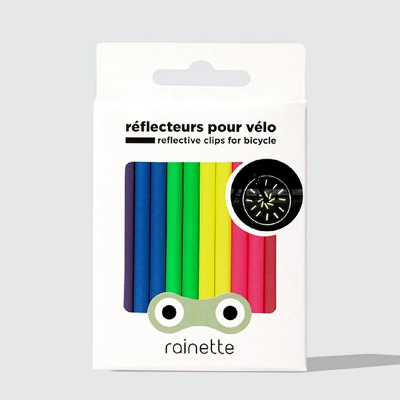Réflecteurs pour rayon de vélo Rainette 80 mm - 12 pièces